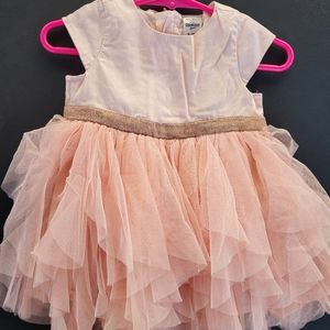 Peach baby Oshkosh dress 6-9 months